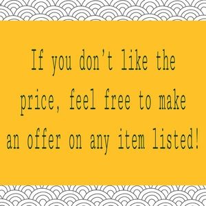 ✨IF YOU SEE SOMETHING YOU LIKE, MAKE ANY OFFER! 🌻